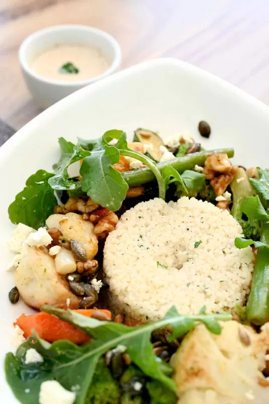 Warm Roasted Vegetable